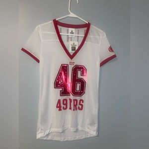NWT vs pink San Francisco 49ers jersey